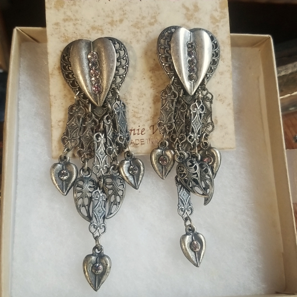 Vintage banana bob earrings
